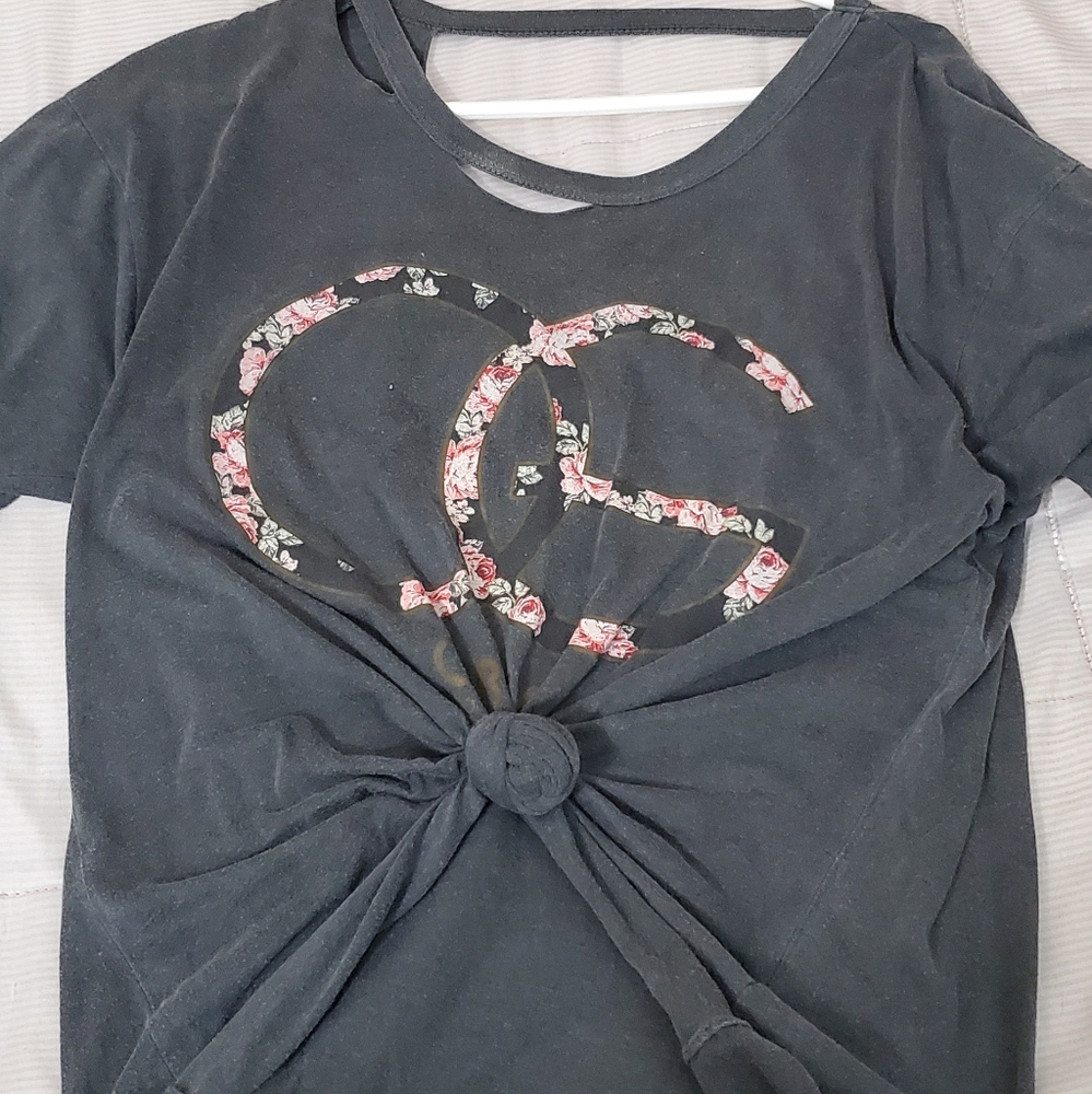 Obey womens distressed tshirt
